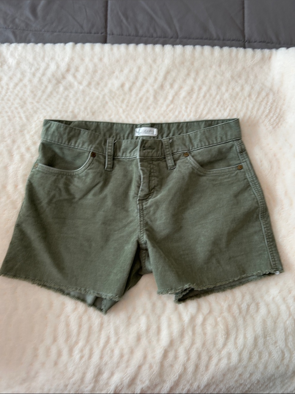 Carve Design - Olive Green Women's Denim Shorts